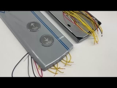 ステンレス鋼ヘアライン/ミラー表面実装エレベーター制御パネル リフト LOP HOP 操作パネル